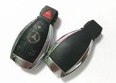 Plastic Material Benz Key Fob  4 Button Keyless Entry Fob FCC IYZDC12K  Not Included Blade