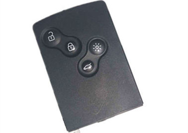 Black Renault Koleos Keyless Entry Key Fob 4 Button Transponder Chip PCF7941 434 Mhz