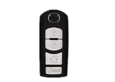 4 Button Mazda Smart Key Fob FCC ID WAZSKE13D01 433MHZ For Unlock Car Door