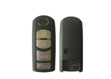 Plastic Material Mazda Car Remote Key 4 Button Remote Key Fob SKE13E-01 433Mhz
