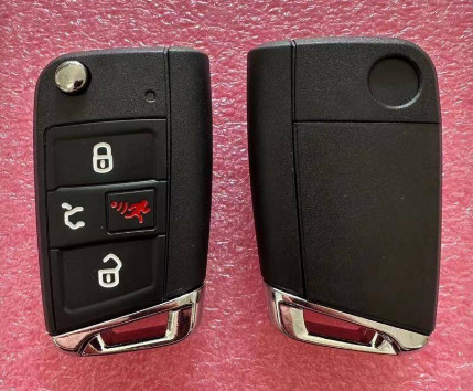 Buy 315Mhz 3 + 1 Button NBGFS12P01 5G0959752BE Keyless Flip Key For VW GTI Golf online manufacture