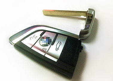 Buy 9367398-01 Silver BMW X5 Key Fob , BMW X6 Remote Start 4 Button 434MHz online manufacture