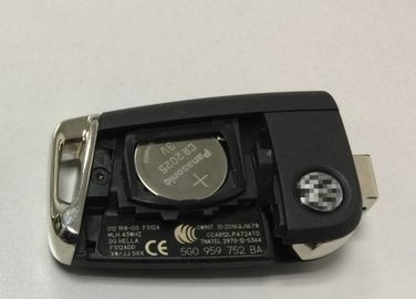 Buy 5G0 959 752 BA VW Flip Key Fob Case , Black Color 3 Button VW Golf Key Fob online manufacture
