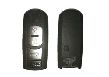 Buy SKE13E-01 433 MHZ Mazda Car Key Black Color 3 Button Remote Key Fob With Logo online manufacture