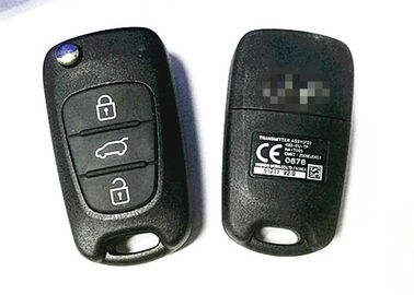 Buy Black Hyundai Flip Remote Key HA-T005 With 46 Chip PCF7936 3 Button For Hyundai I30 online manufacture