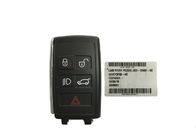 434MHz 5 Button Auto Key Fob / Land Rover Remote Key Plastic Black Color