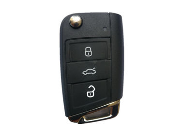 Buy 3 Button 433 Mhz Volkswagen Golf Flip Remote Key 5G6 959 753AG With Battery online manufacture