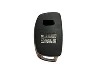 3 Button Smart Hyundai Car Key 4D60 80BIT Black Color Plastic Material