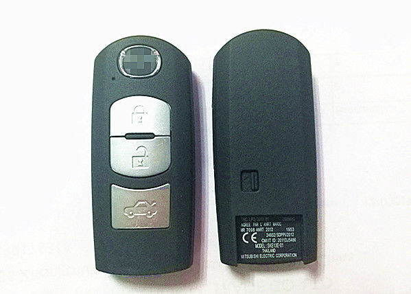 SKE13E-01 Mazda Smart Key , Plastic Material 433 MHZ 3 Button Key Fob