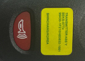 Plastic Material Hyundai Car Key 95430-1F210 2 Button Panic 315MHz Frequency
