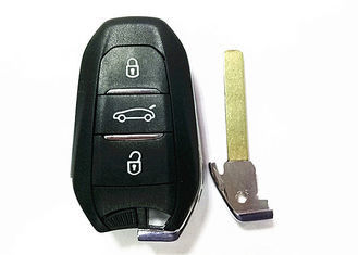 Valeo A01TAB CE0682 Keyless Entry Fob / Peugeot Smart Key 2011DJ1873 433 MHZ With Blade