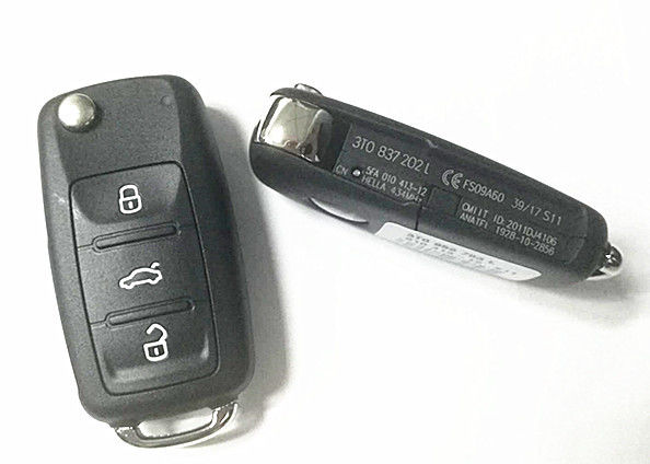 Skoda Car Remote Key 3T0 837 202 L Frequency 433 3 buttons Smart Car Key
