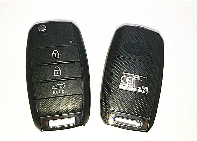 Plastic Material KIA Remote Key RKE-4F13 / 3 BUTTON Flip Key Car Remote