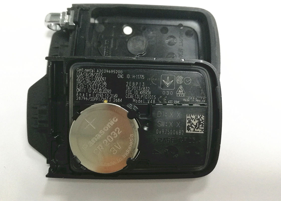 Black 4 Button Honda Remote Key Fob72147-TEX-Z01 433 MHZ ID 47 Chip