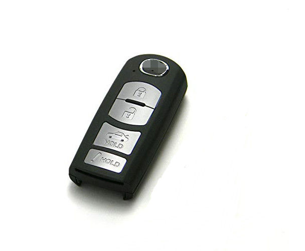 Silver Button Mazda Keyless Entry Remote , Proximity Key Fob FCC ID WAZSKE13D01