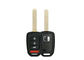 Black Honda Civic Remote Head Key FCC ID MLBHLIK6-1TA 4 Button 433 Mhz Plastic Material