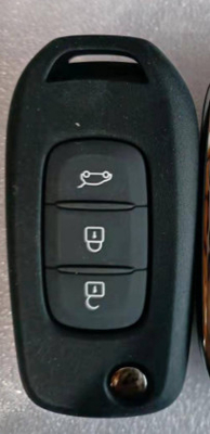 433Mhz 3 Button CWTWB1G767 4A Chip Flip Remote Key For Renault Captur Megane3