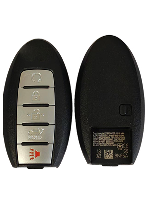 Infiniti S180144320 5 Button Key Fob 433MHz Black Silver